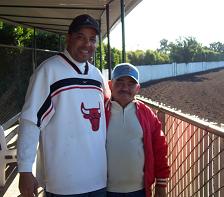 Mylo Reyes and Retired jockey Rudy